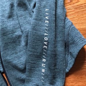 Forrest green active zip up